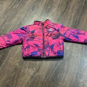 The North Face Fuchsia and Violet Patterned Jacket